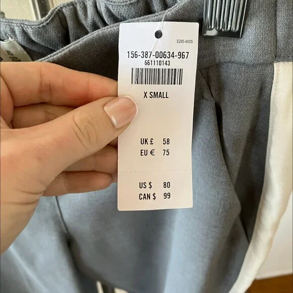 NWT ABERCROMBIE GREY SIDE STRIPE PULL-ON PANTS--WOMEN'S XS - Picture 10 of 10